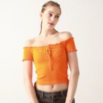 Short Sleeve Square Neck Sport Tops ZY0085