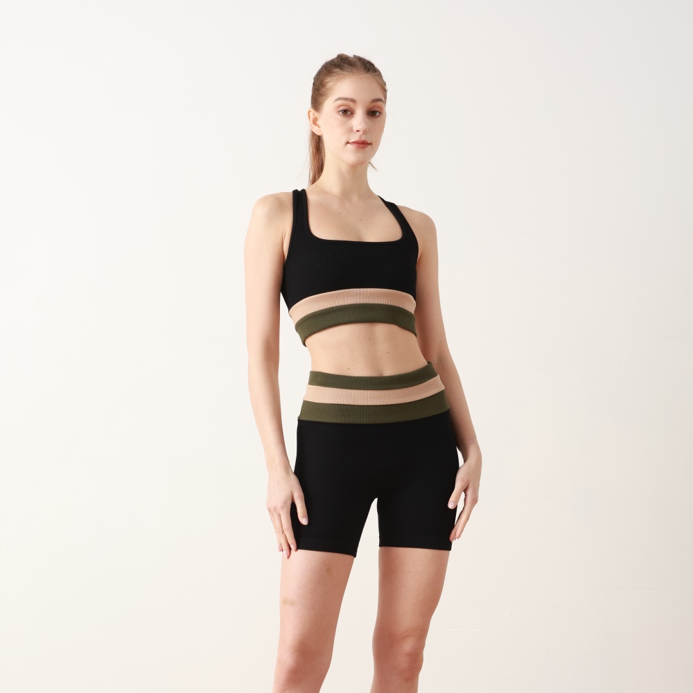 High Waist Leggings & Biker Shorts Sets ZY003
